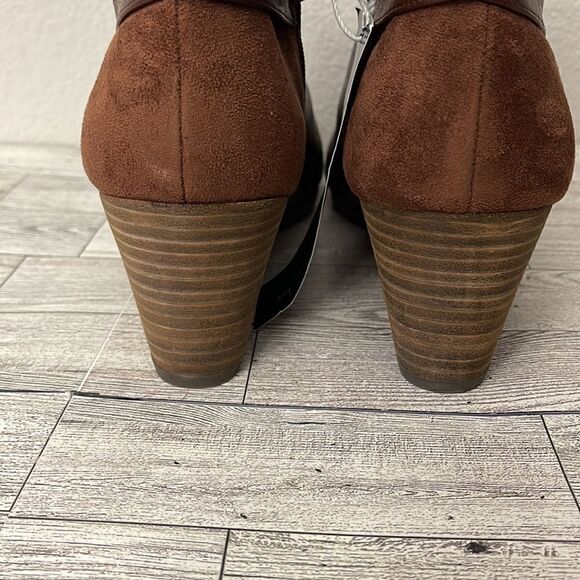 Dr Scholl’s Brown Wedge Booties Size 11 NWT - Picture 6 of 15